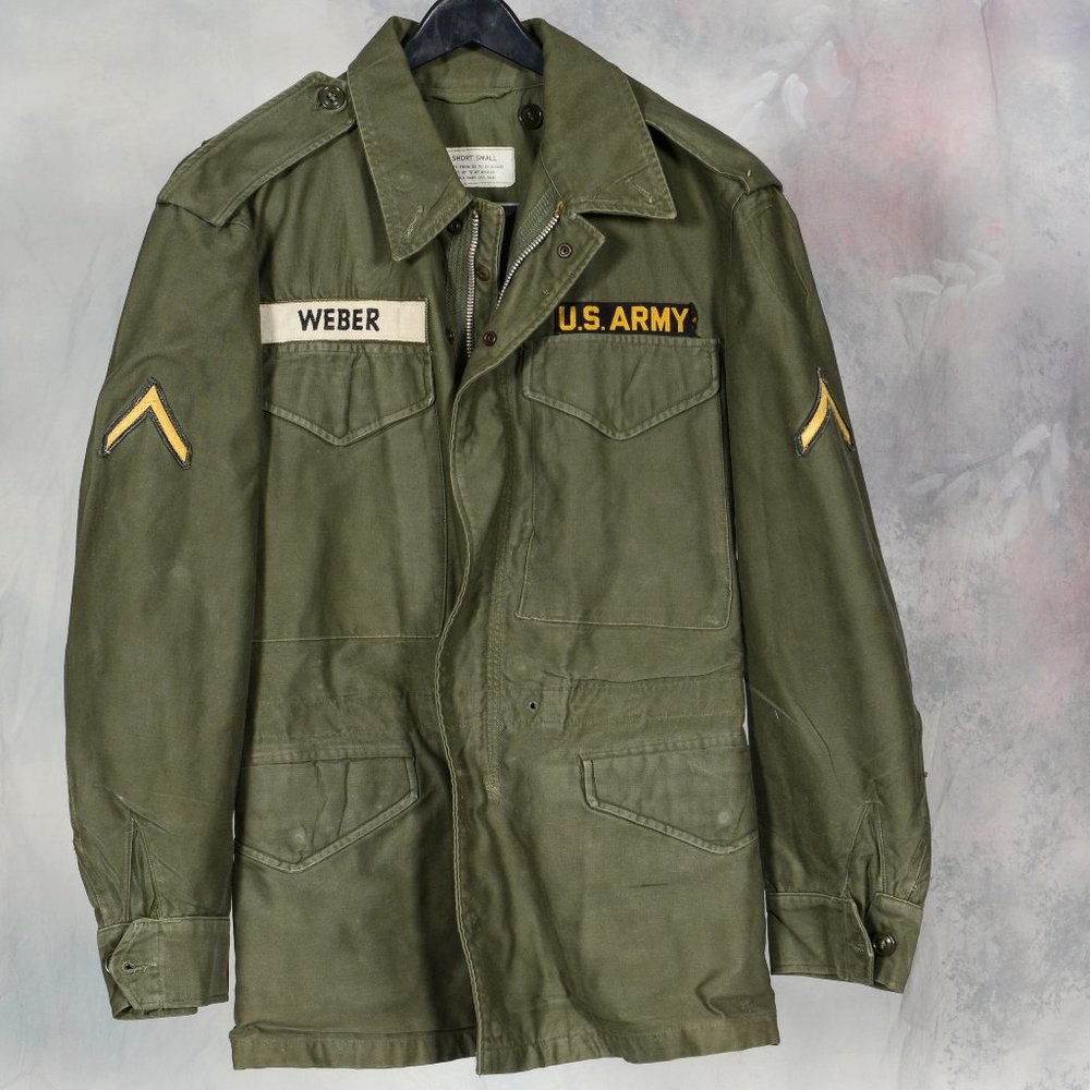 Vintage 1958 Army Military Jacket - Picture 2 of 10